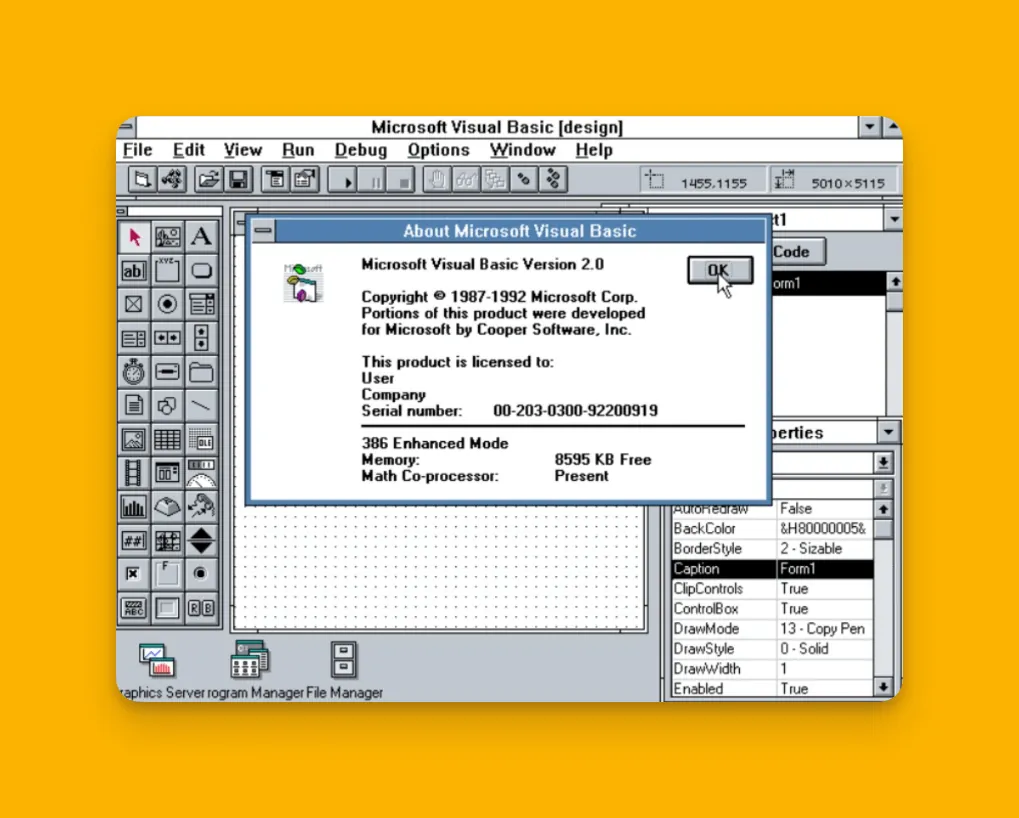 Visual Basic interface example