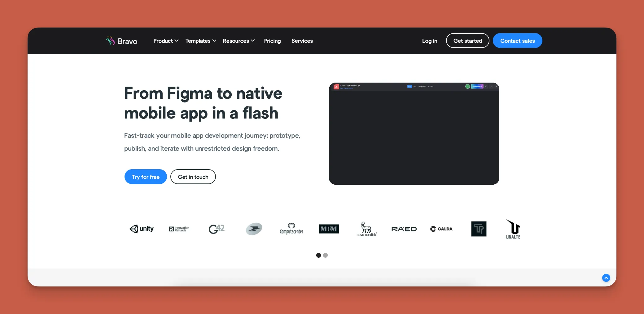 Bravo Studio interface