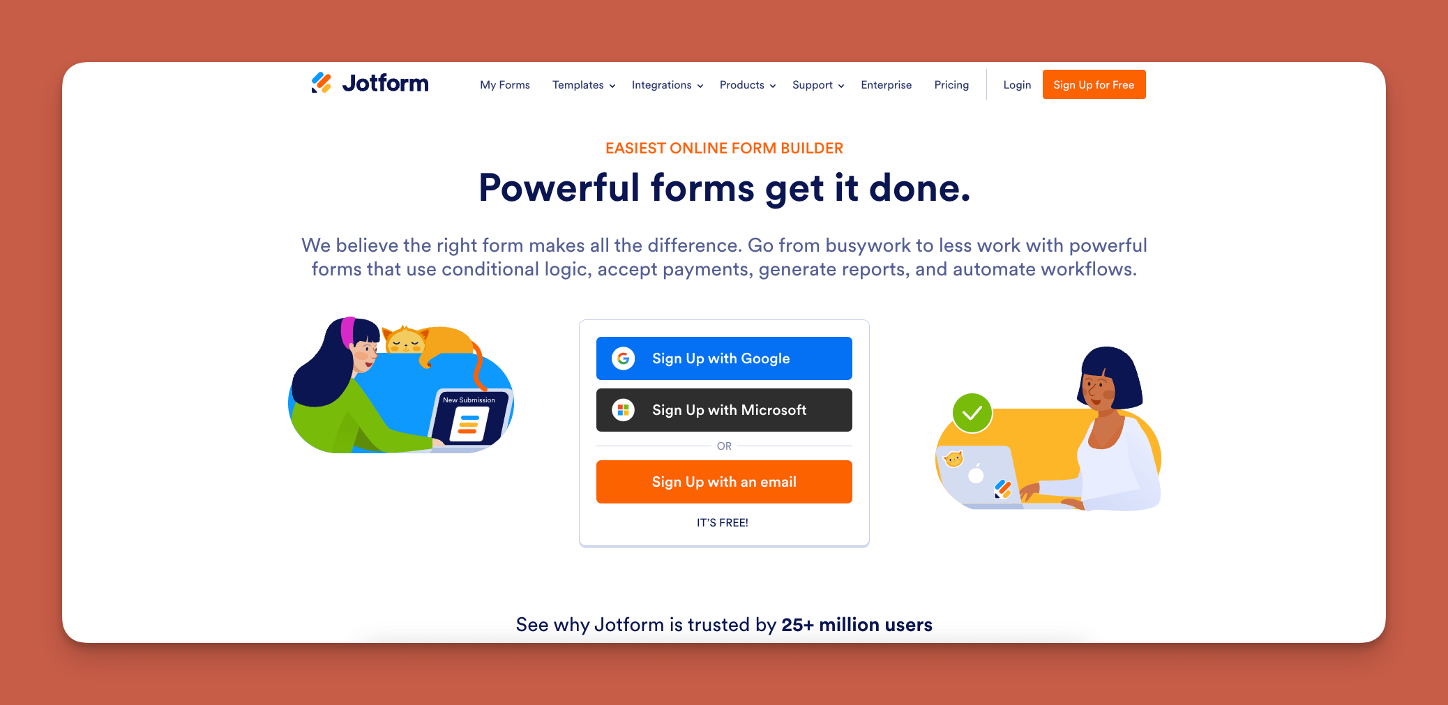 Jotform interface